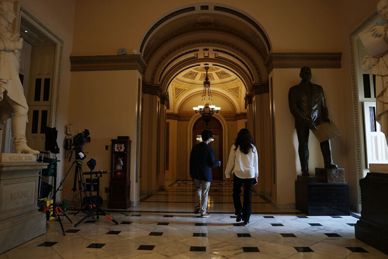 Congressional Leaders Meet Ahead Of Pending Government Shutdown Over Funding Bill