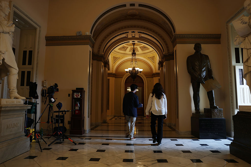 Congressional Leaders Meet Ahead Of Pending Government Shutdown Over Funding Bill