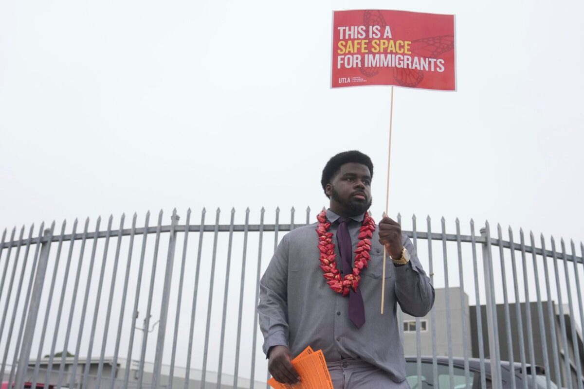 Teachers sue over Trump’s immigration crackdown, saying students are staying home