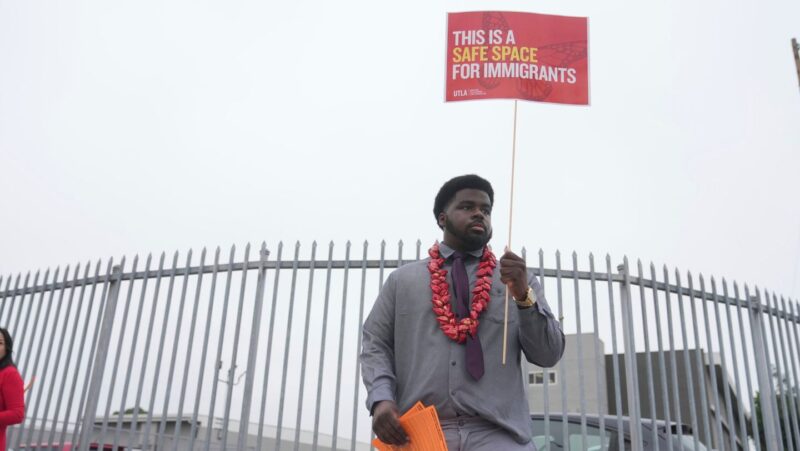 Teachers sue over Trump’s immigration crackdown, saying students are staying home