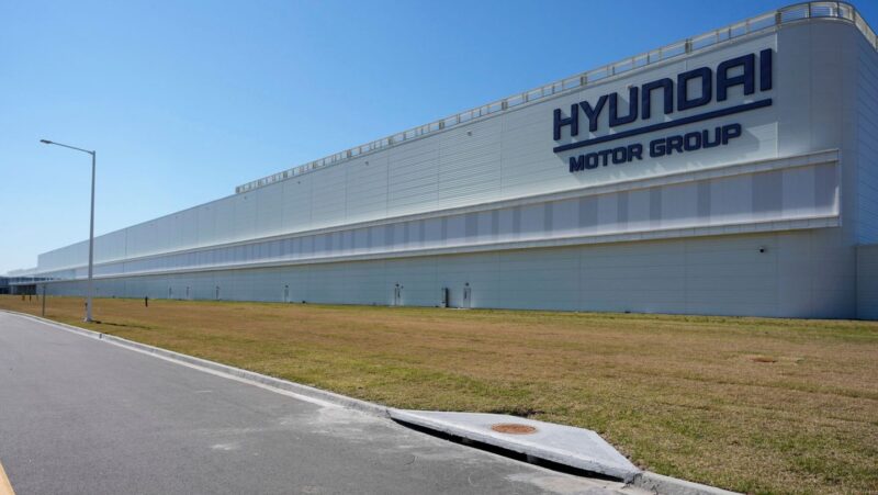 Homeland security official says 475 people were detained during an immigration raid in Georgia