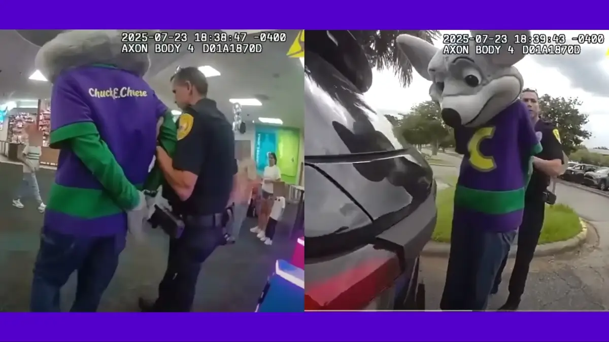 ‘Want Me to Cuff Him in Front of the Kids?’: Florida Cops Admit Arresting Chuck E. Cheese Would Traumatize Children and Do It Anyway As Video Sparks Outrage