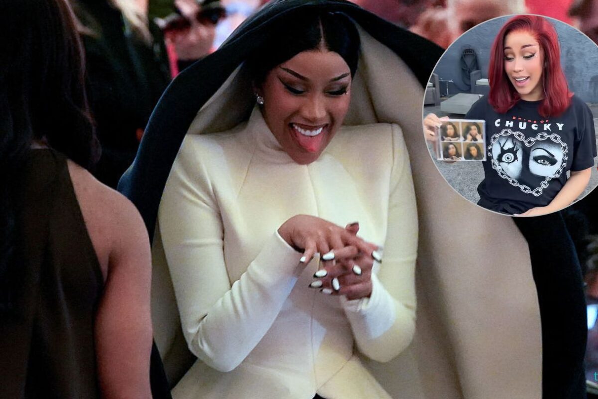 Cardi B jokes “I’m a single mother of three” while selling ‘court edition’ album covers in the street- but is Offset really stepping up?