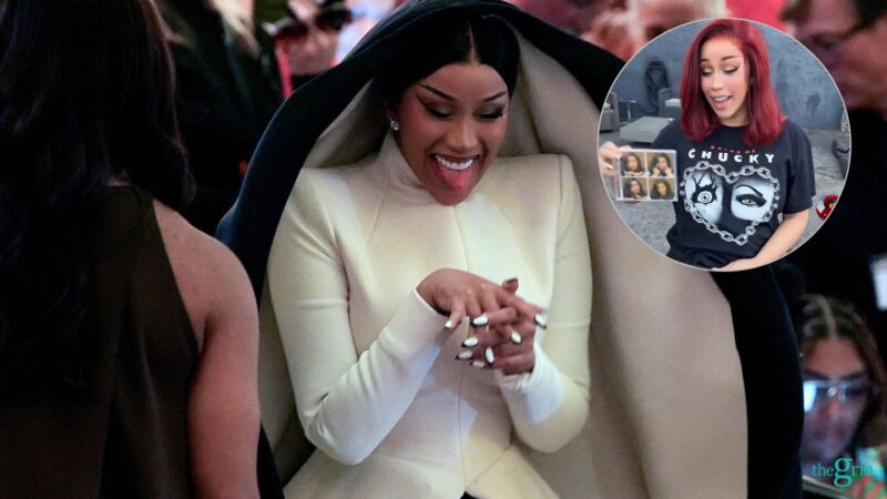 Cardi B jokes “I’m a single mother of three” while selling ‘court edition’ album covers in the street- but is Offset really stepping up?