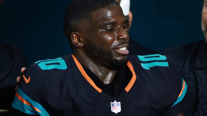 Tyreek Hill speaks out after his gruesome knee injury during Monday night’s NFL game: ‘Keep your boy in your prayers’