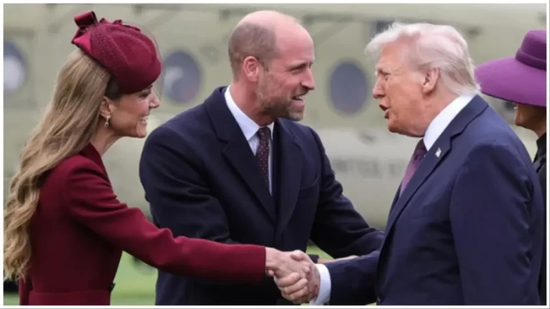 ‘What an Embarrassment’: Donald Trump’s Slimy Compliment to Princess Kate Had Fans Saying She Looked Like She ‘Threw Up a Bit’