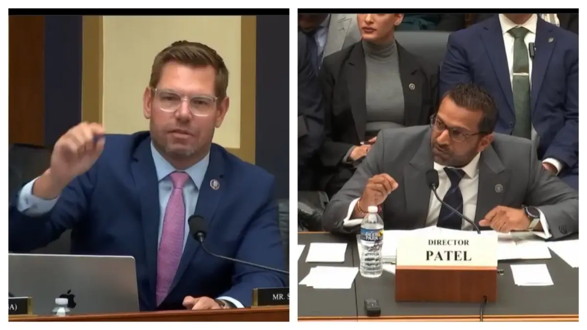 ‘Belly Laughing!’: Kash Patel’s Clown Show Had Him Reciting the ABCs When Grilled About Trump—Then Viewers Zoomed In on What He Kept Touching and Lost It