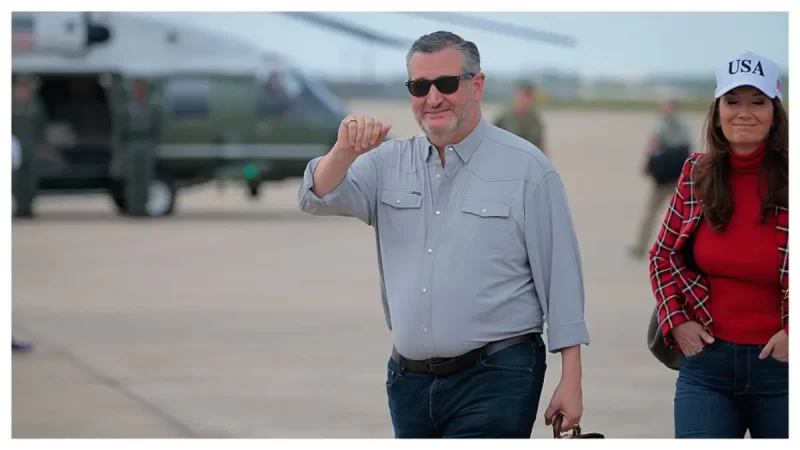 ‘Most Work He’s Done His Entire Life’: Ted Cruz Clearly Struggling to Erase ‘Evil’ Message on Side of a Texas Highway Has the Internet In Stitches