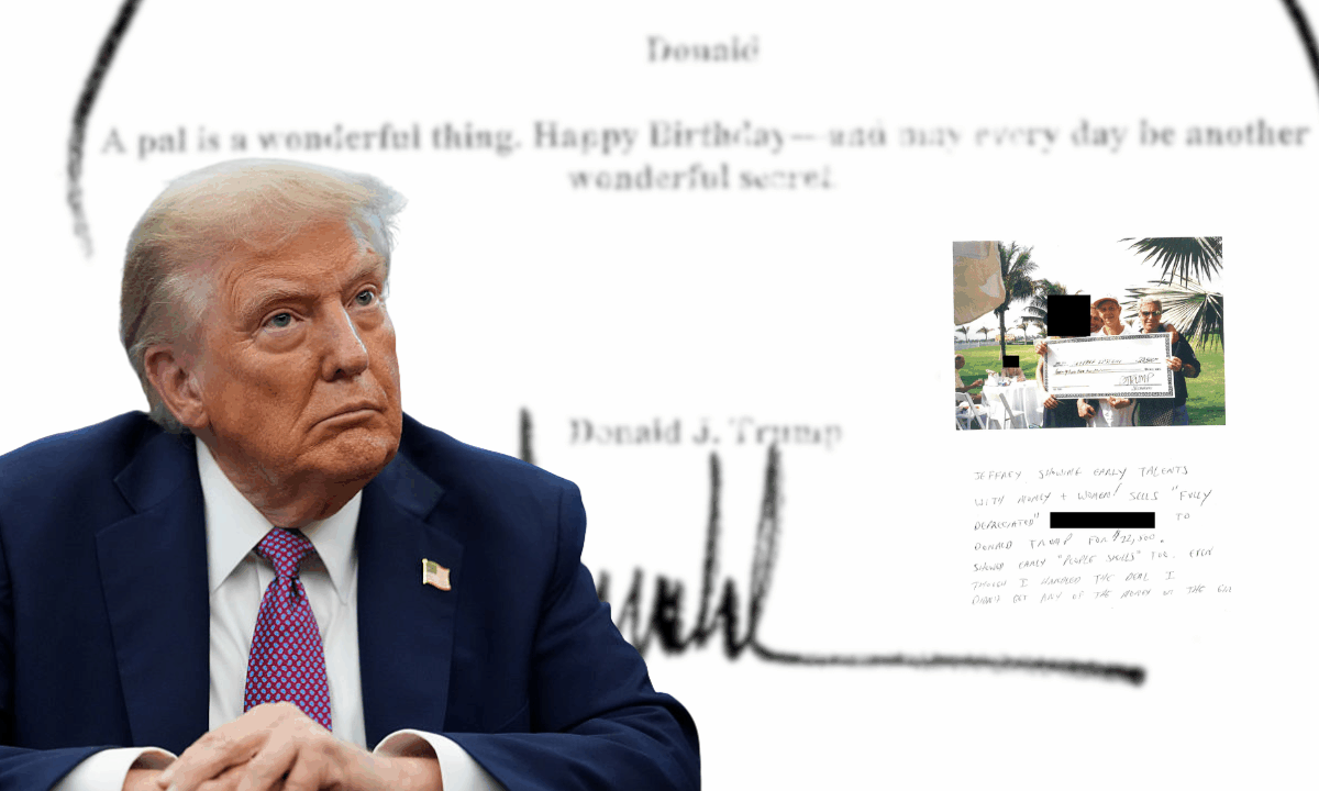 Dems ask what else Trump is hiding after release of alleged bizarre birthday letter to Epstein