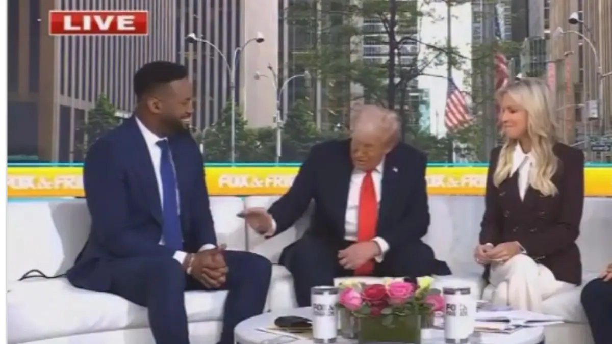 ‘WTF Does That Mean’: Donald Trump Sparks Fury on Fox After Patting ‘Good’ Black Reporter ‘Like a Dog’; the Moment Took a Turn When Viewers Zoomed In