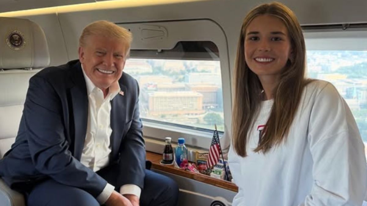 ‘Was He Hiding His Cankles?’: Donald Trump’s Casual Wear During Outing with Granddaughter Kai Has People Asking All the Right Questions