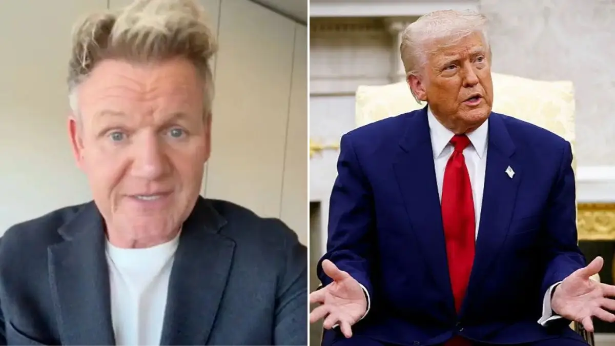 ‘Same Exact Patch Trump Had’: Gordon Ramsay’s Diagnosis Behind the Bandage Has Fans Wondering If It’s the Same Reason Donald Trump Wore One