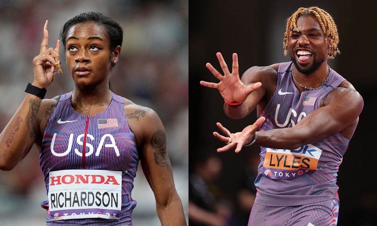 At worlds, Sha’Carri and Lyles feel they found something among those long-awaited cheers in Tokyo