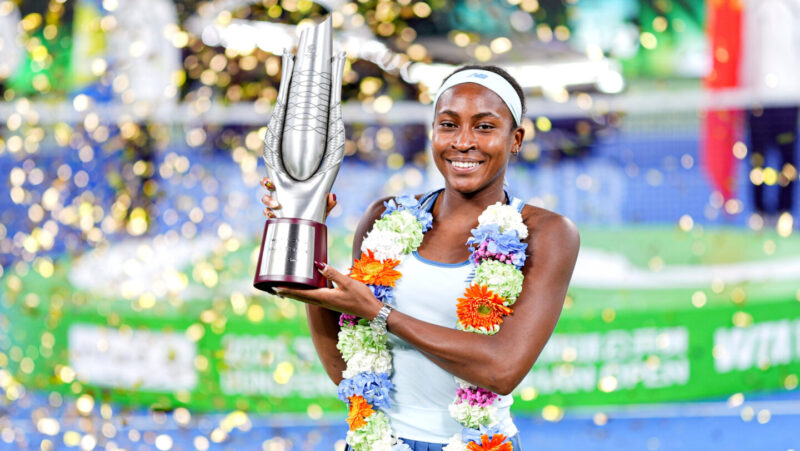 Coco Gauff beats Jessica Pegula to win the Wuhan Open in an all-American final