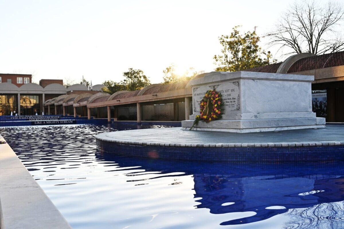 MLK Jr. historic burial site vandalized in Atlanta, suspect in custody