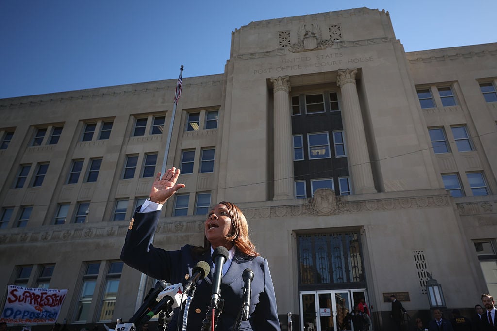 Letitia Jamees says she has ‘no fear’ after pleading not guilty in case prosecuted by Trump