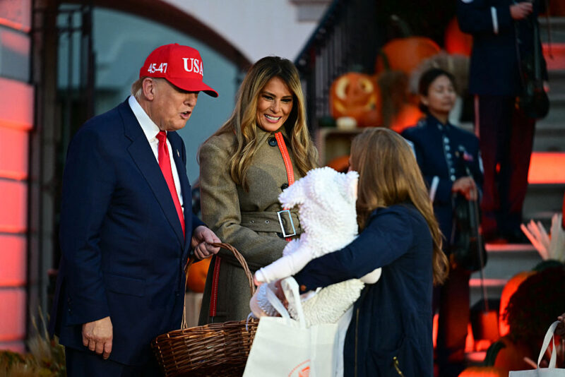 ‘Did They Get That in Lieu of Candy’: Trump Gets Dragged After Awkward Halloween Moment with Kids—Then Repeats Bizarre Trick from His Last Presidency 