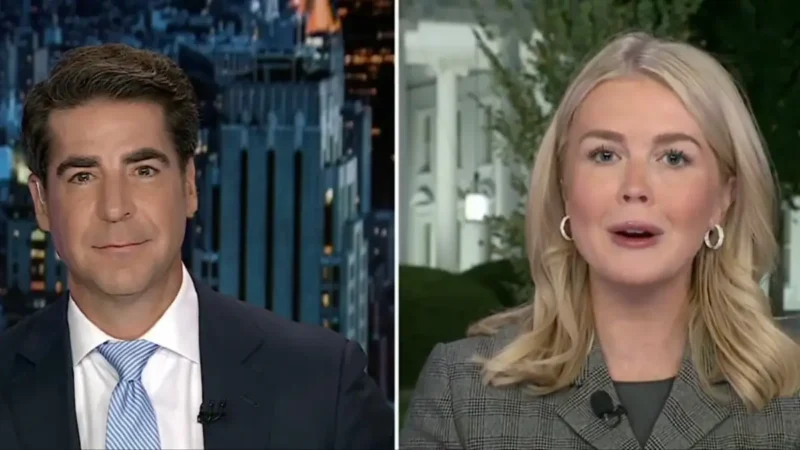 ‘KKKarline Is Not a Nice’: Viewers Say Karoline Leavitt Needs Her Head Checked After She Goes Off In Rant Over Karine Jean-Pierre