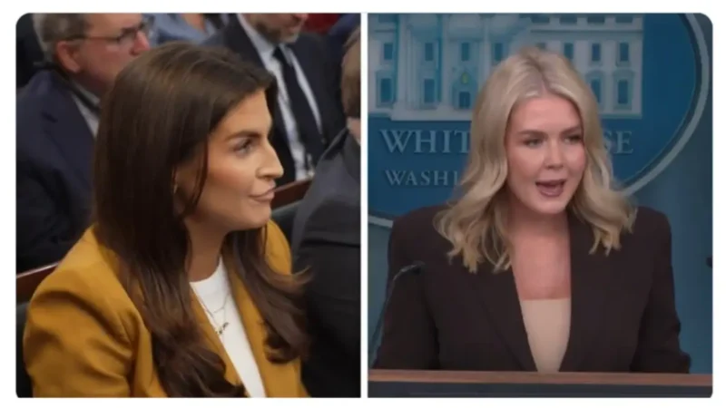 ‘Leavitt Lies and Lies!’: Karoline Leavitt Visibly Upset, Stumbles After She’s Pressed On Facts About a Non-Existent Reality Trump Keeps Lying About
