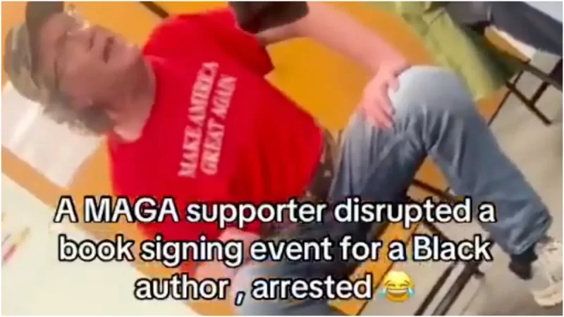 ‘Stop Telling Me What to Do!’: MAGA Supporter Crashes Out at Black Author Book Talk After Getting the Boot for Spewing Racist Insults