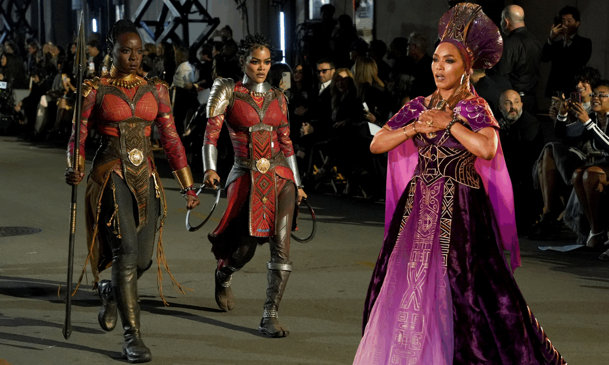 Teyana Taylor, Angela Bassett and Danai Gurira turn Vogue World into Wakanda with Black Panther tribute