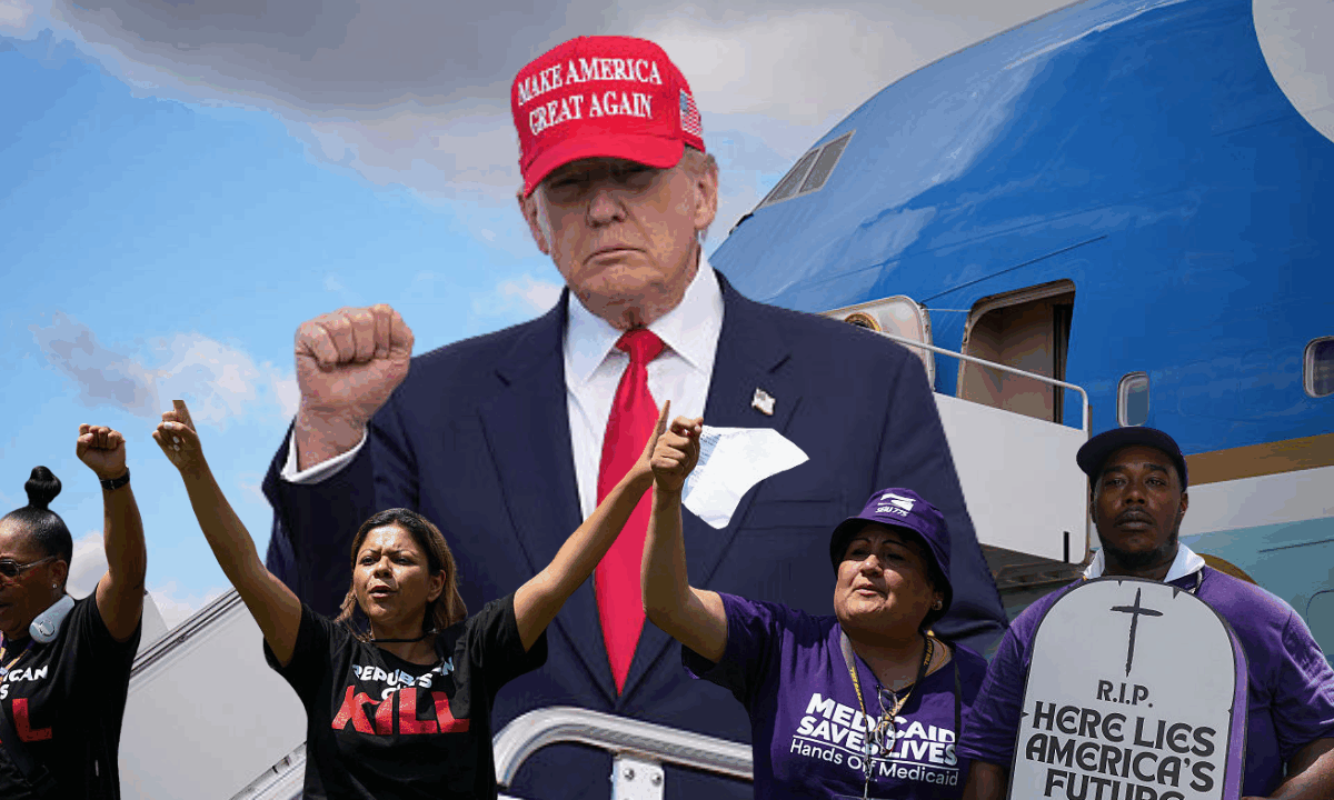 As millions of Black Americans are set to lose SNAP, Trump heads to resort for weekend dinner with donors