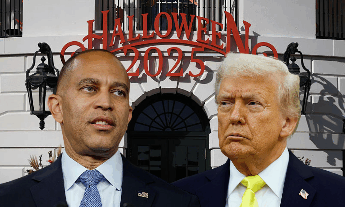 Jeffries calls on Trump to ‘put on costume and pretend to act like a president’