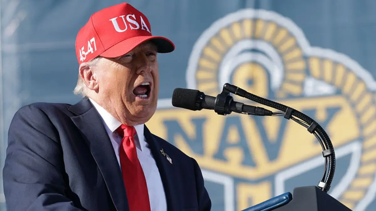 ‘They Should’ve All Done That’: Donald Trump’s Navy Speech Derails as Viewers Catch Female Sailor’s Priceless Reaction
