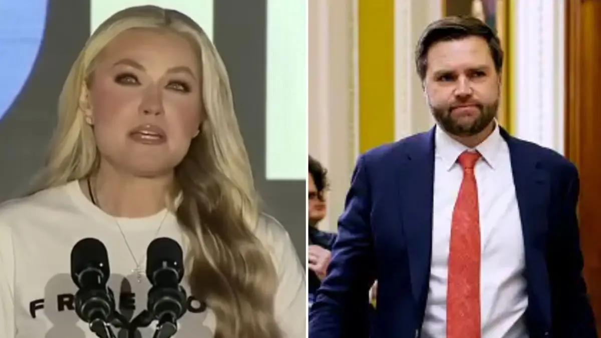 ‘Happiest Widow I’ve Ever Seen’: Charlie Kirk’s Widow Goes Viral for Skin-Tight Leather Pants And Flirty Stage Moment with JD Vance