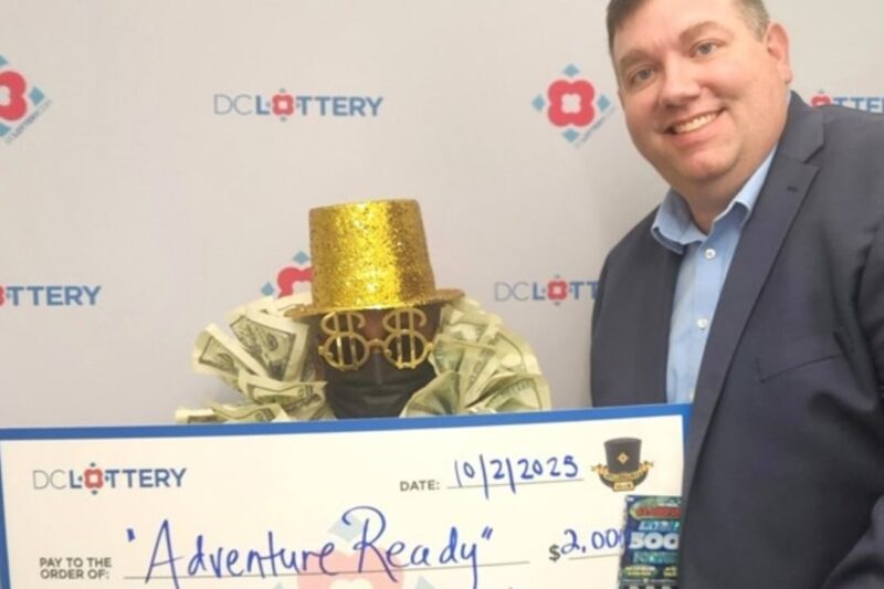 HBCU alum collects $2M lottery prize in hilarious golden disguise