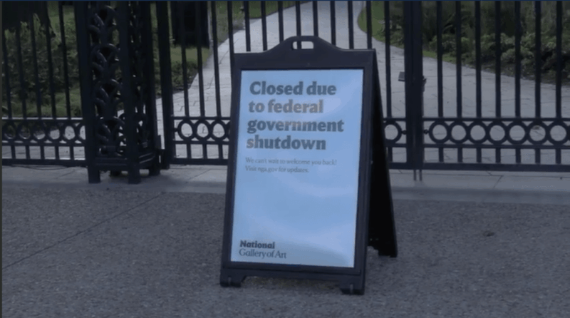 Federal Shutdown Brings Washington To A Standstill, Disrupting Lives Nationwide