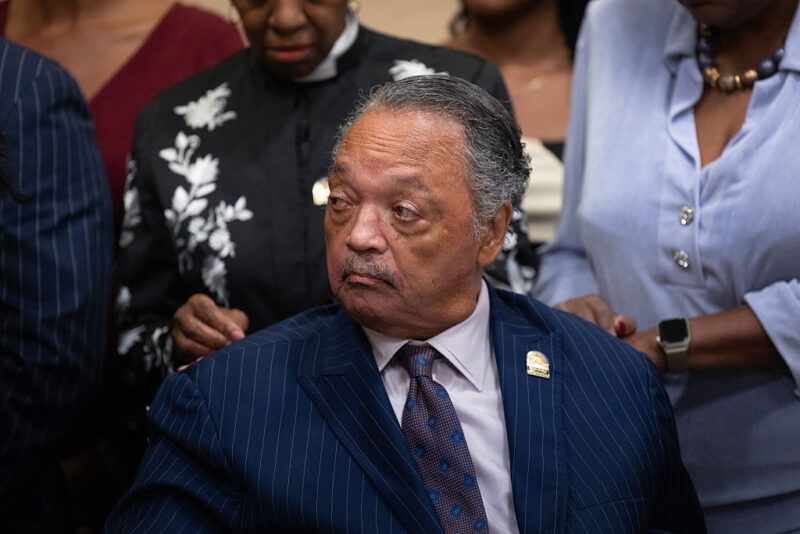 Civil Rights Activist Rev. Jesse Jackson Hospitalized 