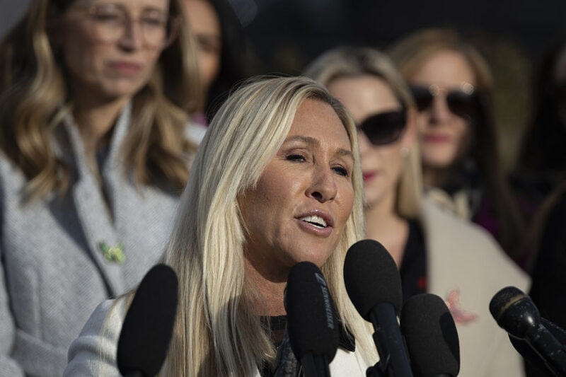 Marjorie Taylor Greene Says She’s Resigning From Congress In January