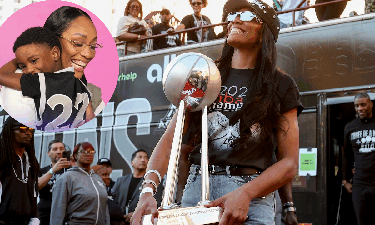 A’ja Wilson makes one 4-year-old superfan’s wish come true on ‘The Jennifer Hudson Show’