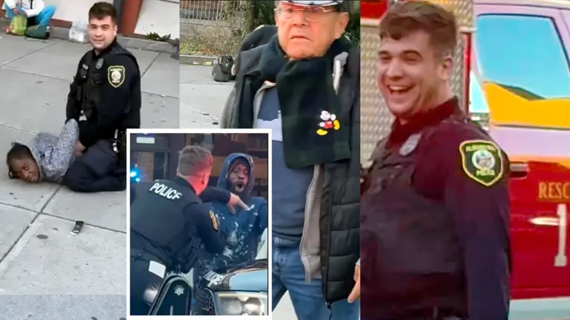 ‘Get Off Me!’: New York Cop Smirks After Punching Black Woman, Shoving Bystander, Then a Random White Man Tries to Stop This From Being Filmed