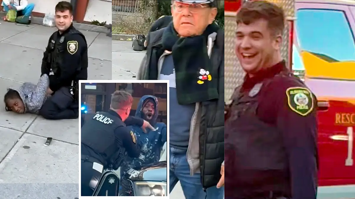 ‘Get Off Me!’: New York Cop Smirks After Punching Black Woman, Shoving Bystander, Then a Random White Man Tries to Stop This From Being Filmed