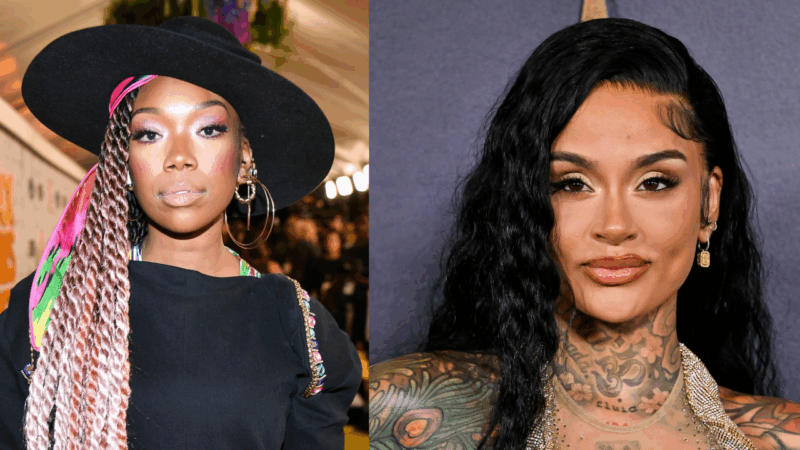 Kehlani gives Brandy her flowers during ‘Boy Is Mine Tour’ stop in L.A.: ‘Our Black Cinderella’