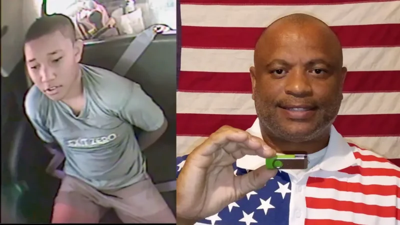 ‘Don’t Touch Me!’: Black Man Falsely Accused of Battering Woman at County Meeting While Trying to Show Video of Cops Wrongfully  Detaining Him and Son for Bank Robbery