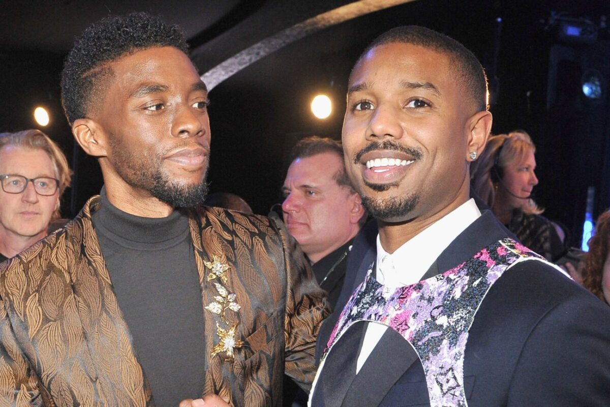‘I wouldn’t want to share it with anyone else’: Michael B. Jordan reflects on him and Chadwick Boseman hitting career milestones on the same day