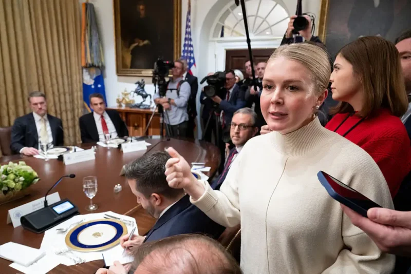 ‘She Is a Liar, a Cheater, a Botox Eater!’: Karoline Leavitt Sparks Mockery After Meltdown at White House. It Leaves an Authoritarian Leader Impressed