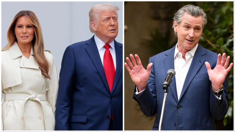 ‘Epic’: Trump and Melania’s New Viral Photo Has Social Media in Chaos, Then Gavin Newsom Slides In with a Shady One-Liner No One Saw Coming