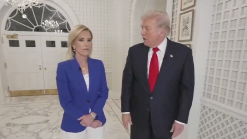 ‘Her Face Says It All’: Trump’s ‘I’m the Best’ Rant Went Left After Eagle-Eyed Viewers Saw Him Pat Laura Ingraham in the Back When She Cut Him Off