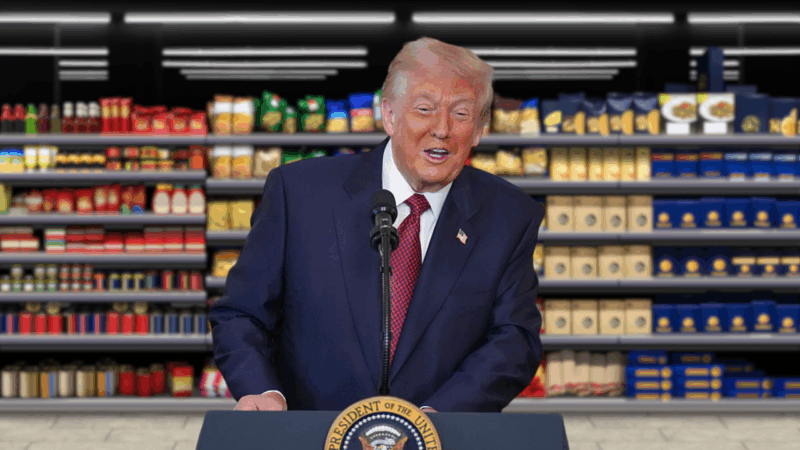 Trump bizarrely calls groceries an ‘old fashioned’ when confronted over high costs: ‘We’ve got prices way down’