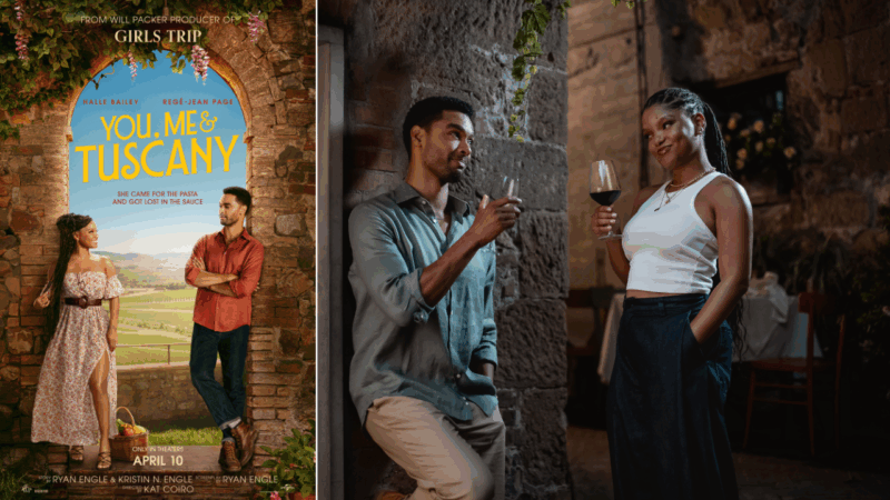Halle Bailey and Regé-Jean Page explore why love stories still matter in ‘You, Me & Tuscany’