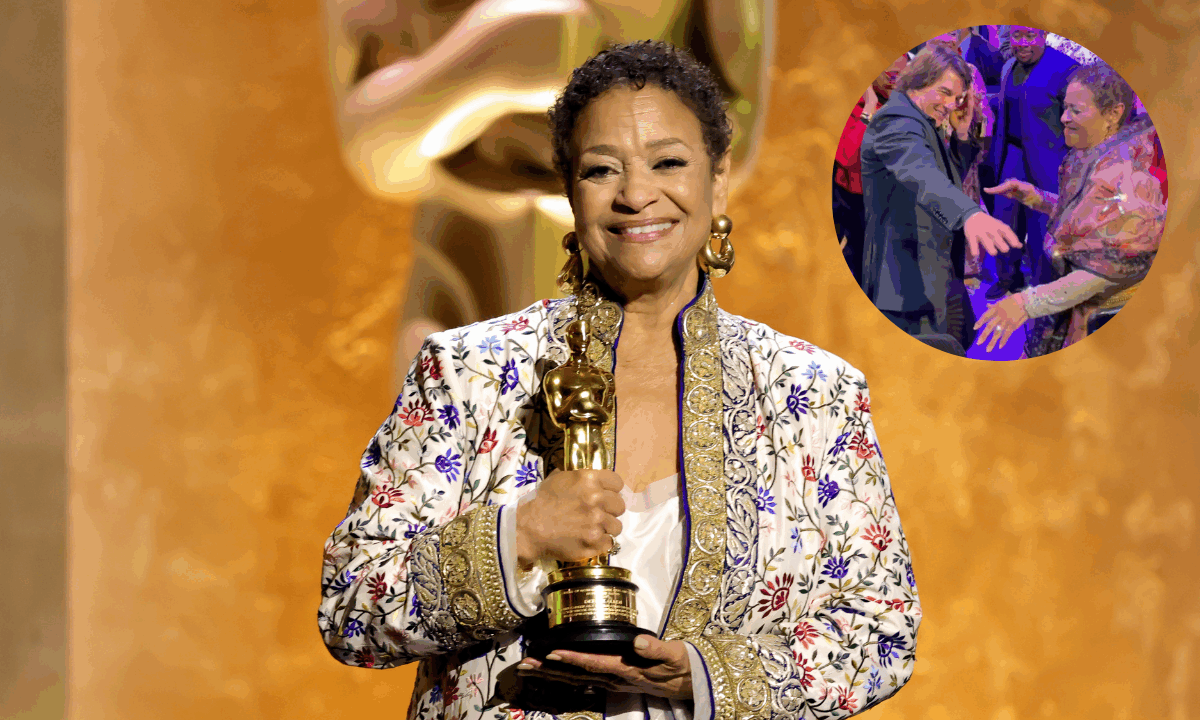 Debbie Allen celebrated her honorary Oscar award with this unexpected dance partner