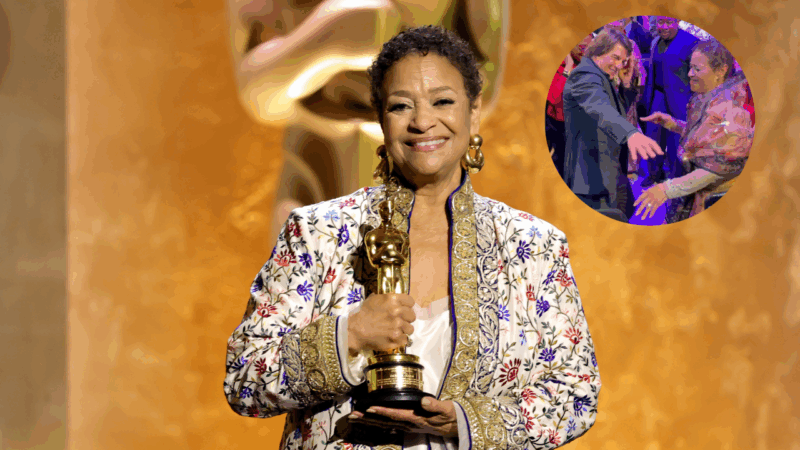 Debbie Allen celebrated her honorary Oscar award with this unexpected dance partner