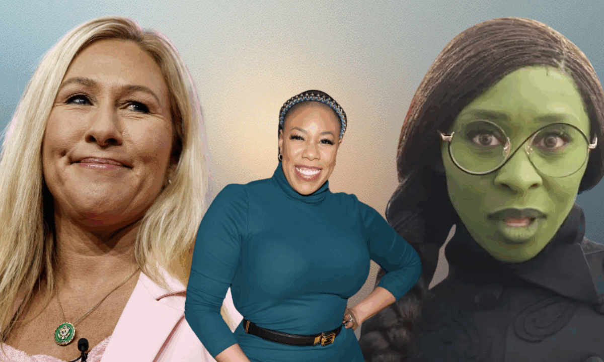 Symone Sanders-Townsend sees connection between Marjorie Taylor Greene and ‘Wicked’s’ Elphaba