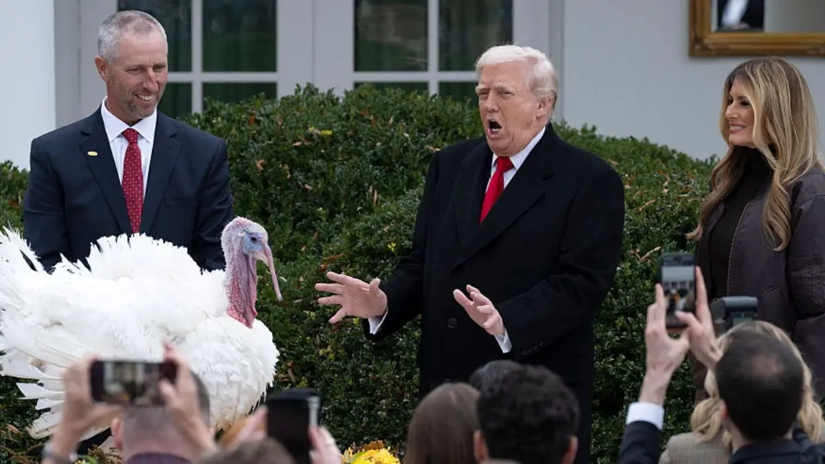 ‘Just Got Cut Off Again’: Trump Ruins Cute Tradition with a Mean Rant at Rivals, Even Drags Melania — and the Turkey’s Perfect Interruption Steals the Show