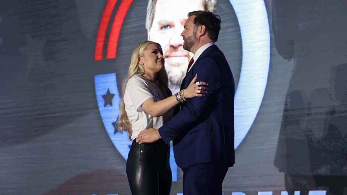 ‘Give Me a Break’: Erika Kirk Says She’s Being Picked Apart Amid Viral Hug and Flirty Neck-Grab with JD Vance — But Fans Say She Brought It On Herself