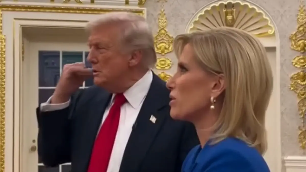 ‘OMFG’: Laura Ingraham Was Shading the ‘Hell’ Out of Trump to His Face, and This Below-the-Belt Question Had Him Grinning Cluelessly as Viewers Lost It